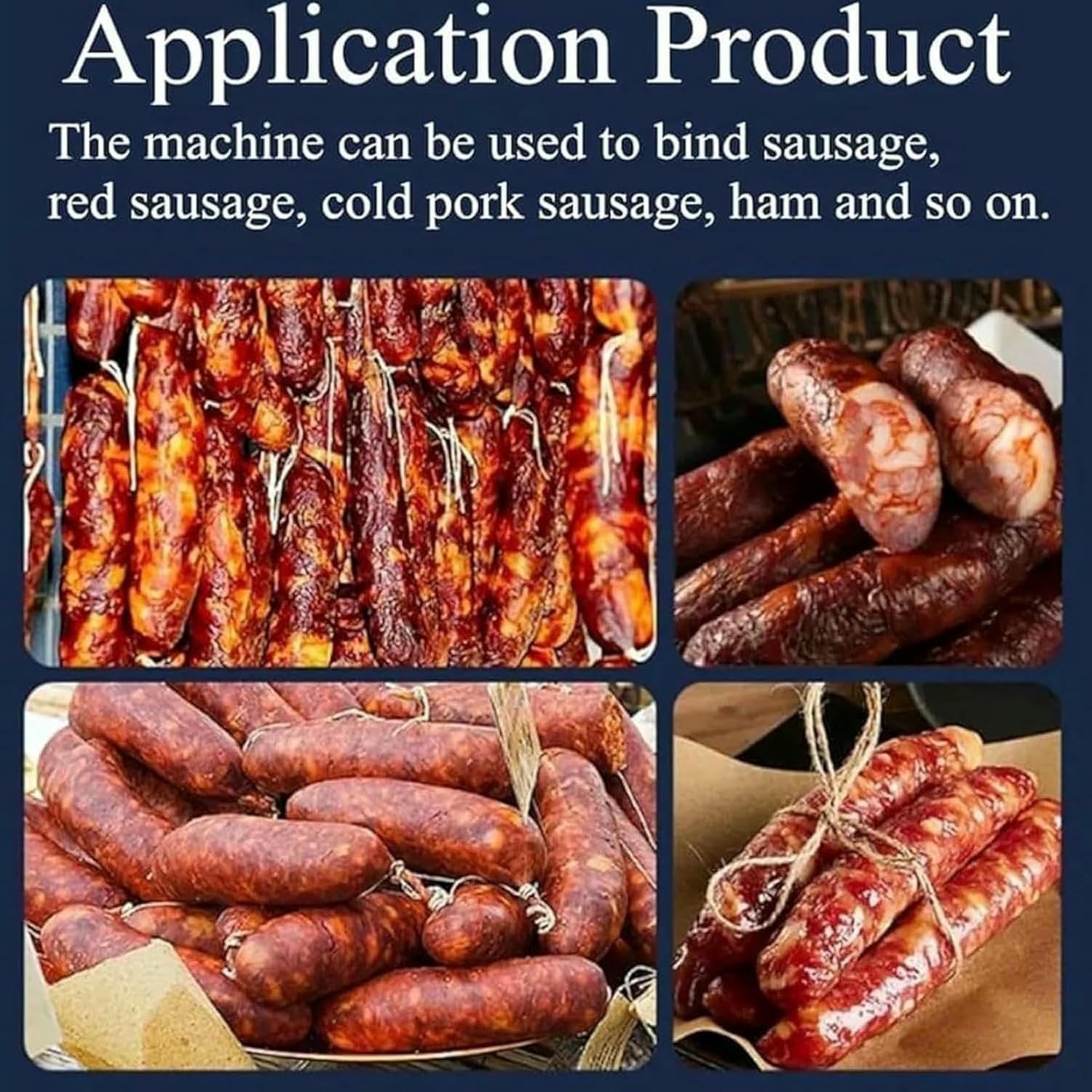 Commercial Stainless Steel Manual Machine to Tie and Tie Sausages.Manual Machine to Tie Sausages with Knots ~/
