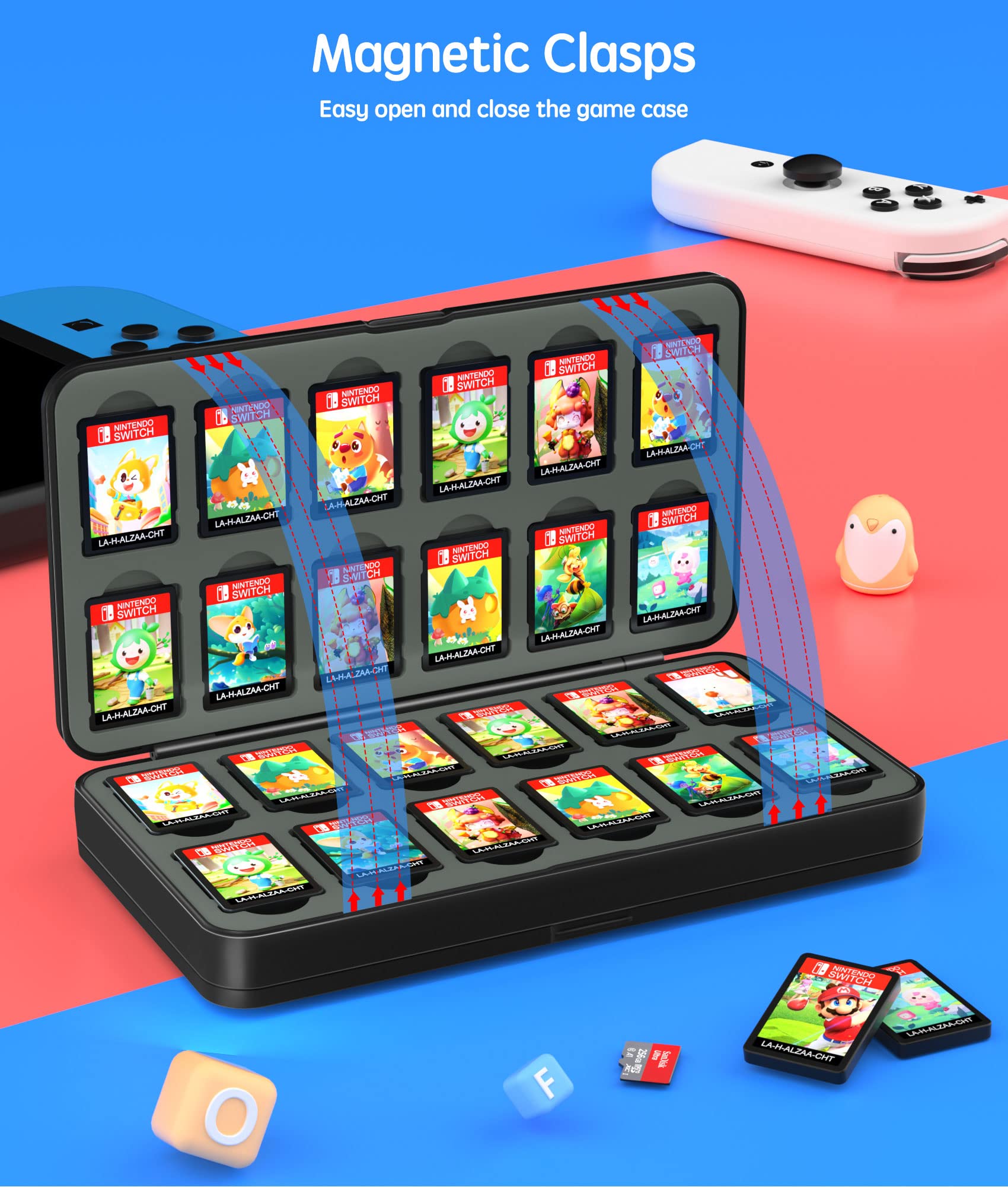 Amazon.com: SELPONT me Card Case for 48 Nintendo Switch/ OLED 2021
