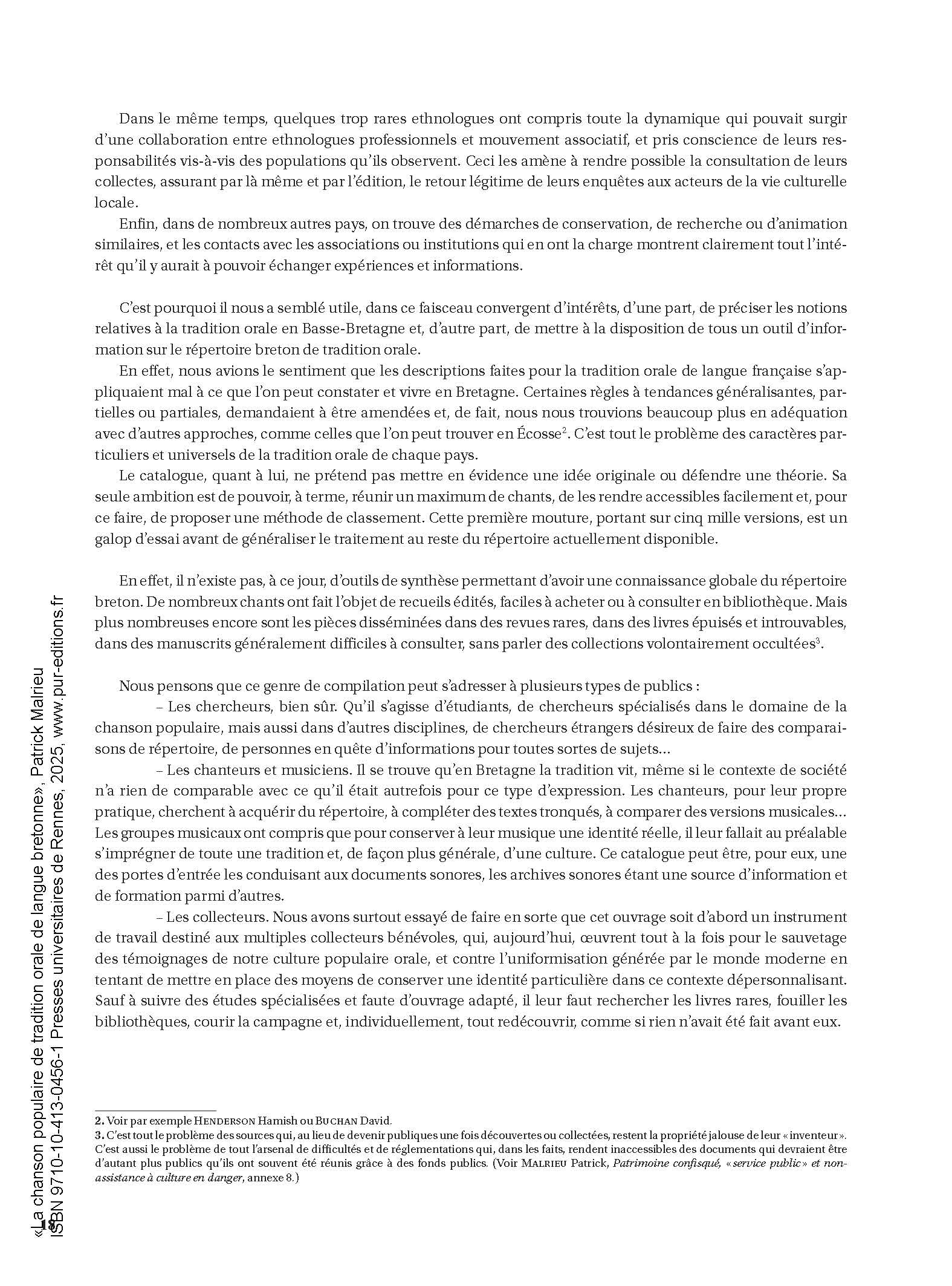La chanson populaire de tradition orale en langue bretonne: Contribution à l'établissement d'un catalogue