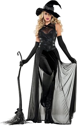 Starline Womens Raven Witch Costume, Size Large