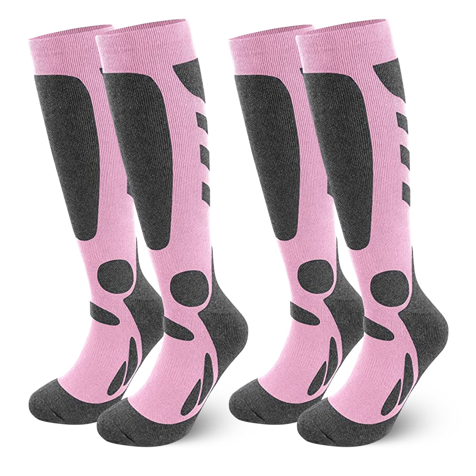 19 x Brand New XHDA 2 Pairs of Ski Socks for Men and Women, HighPerfo