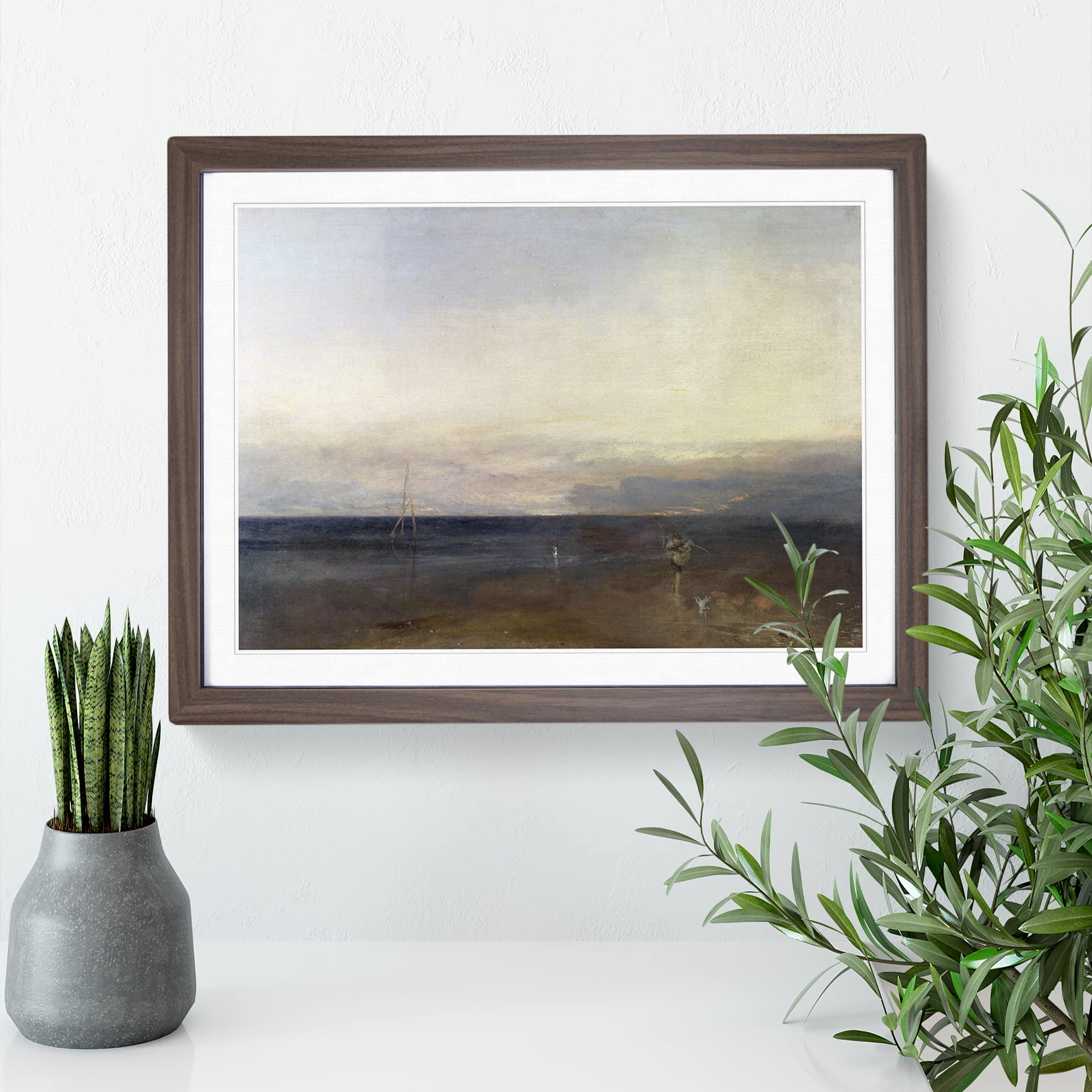 The Evening Star By Joseph Mallord William Turner Classic Painting Framed Wall Art Print - Image 3
