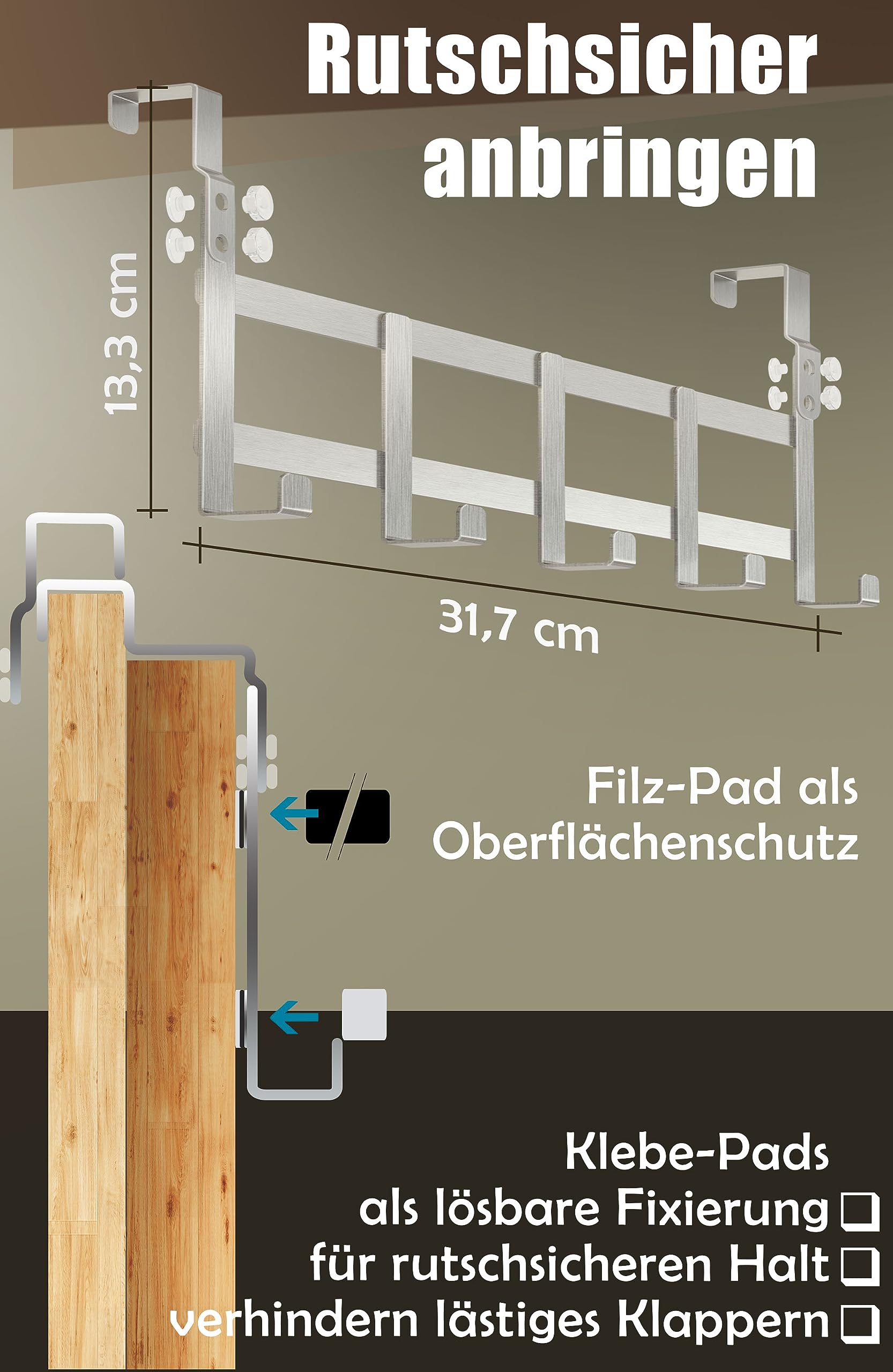 SUPFINE Tabouret De Bar - Tabouret De Bar - Avec Patins Antidérapants