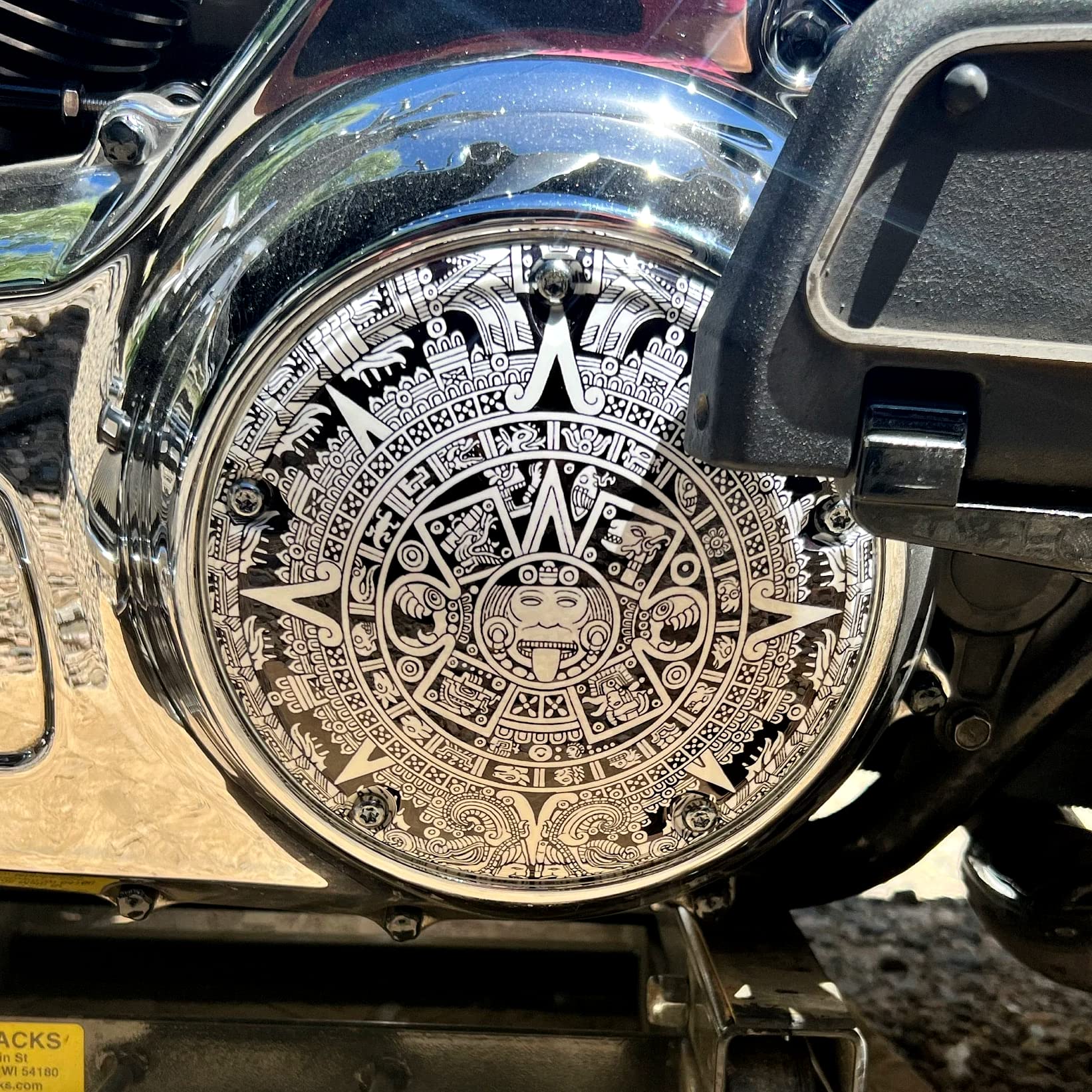 Amazon.com: AMERICAN FREEDOM Custom Aluminum 5 Hole Twin Cam Derby