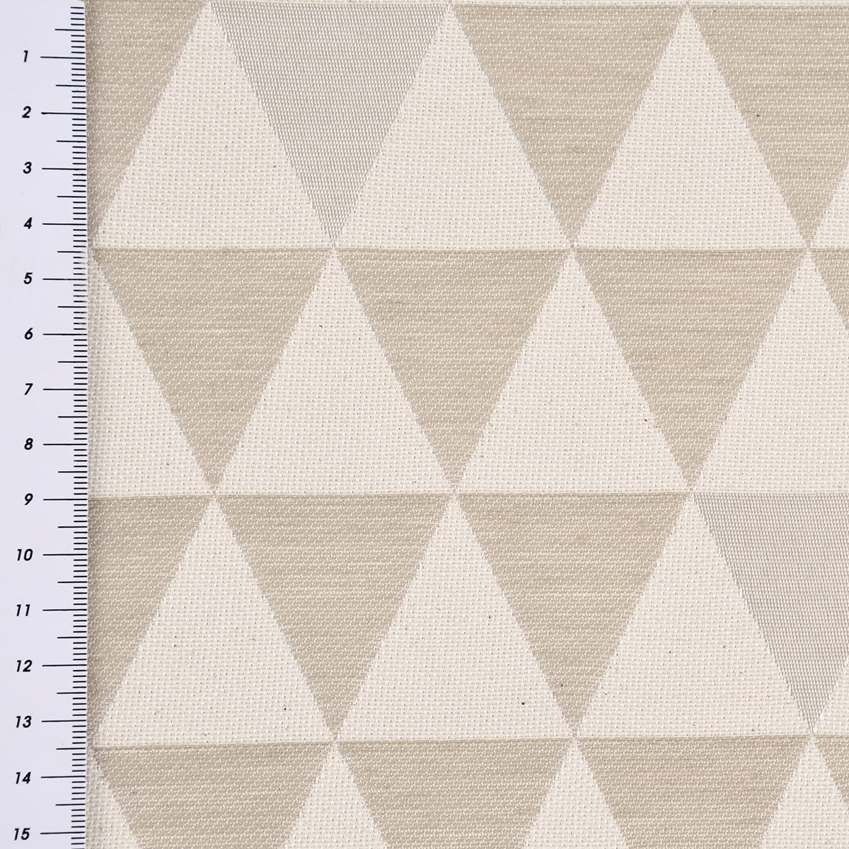 SCHÖNER LEBEN. Zugluftstopper als Kälteschutz für Fenster und Türen - Luftzugstopper aus 72% Baumwolle + 28% Polyester mit Polyesterfüllwatte - Handmade in Germany (Triangel Retro Scandi Sand)