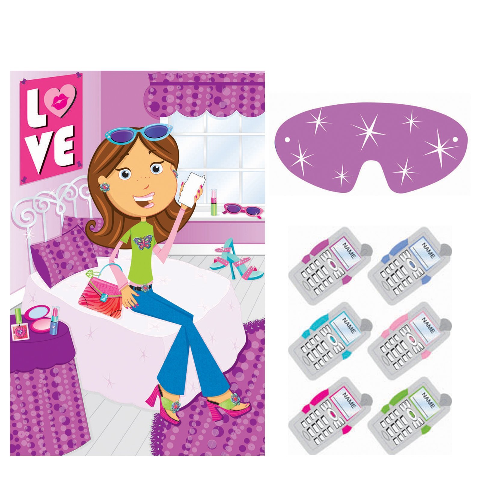 Amscan Glitzy Girl Party Game