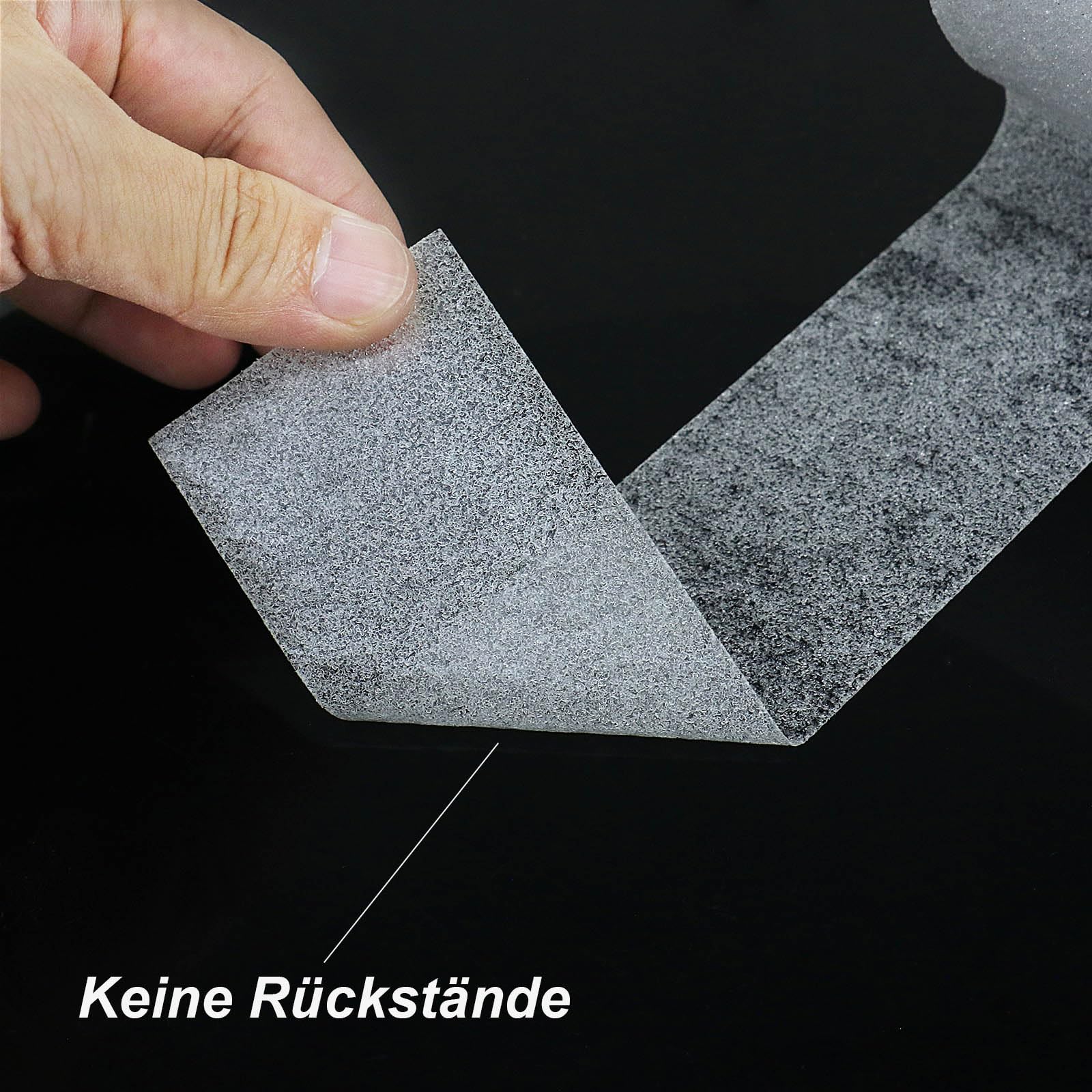 BOMEI PACK 2 Rollen Transparentes Antirutsch Klebeband 50mm*10m für mehr Sicherheit auf Treppen & Böden Korngröße: 60