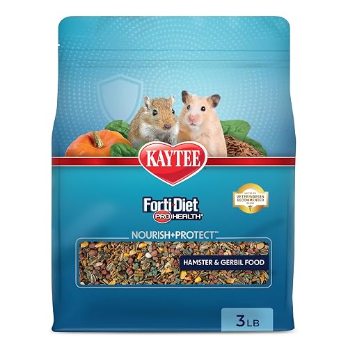 Kaytee Forti-Diet Pro Health Nourish+Protect Hamster Food & Gerbil Food