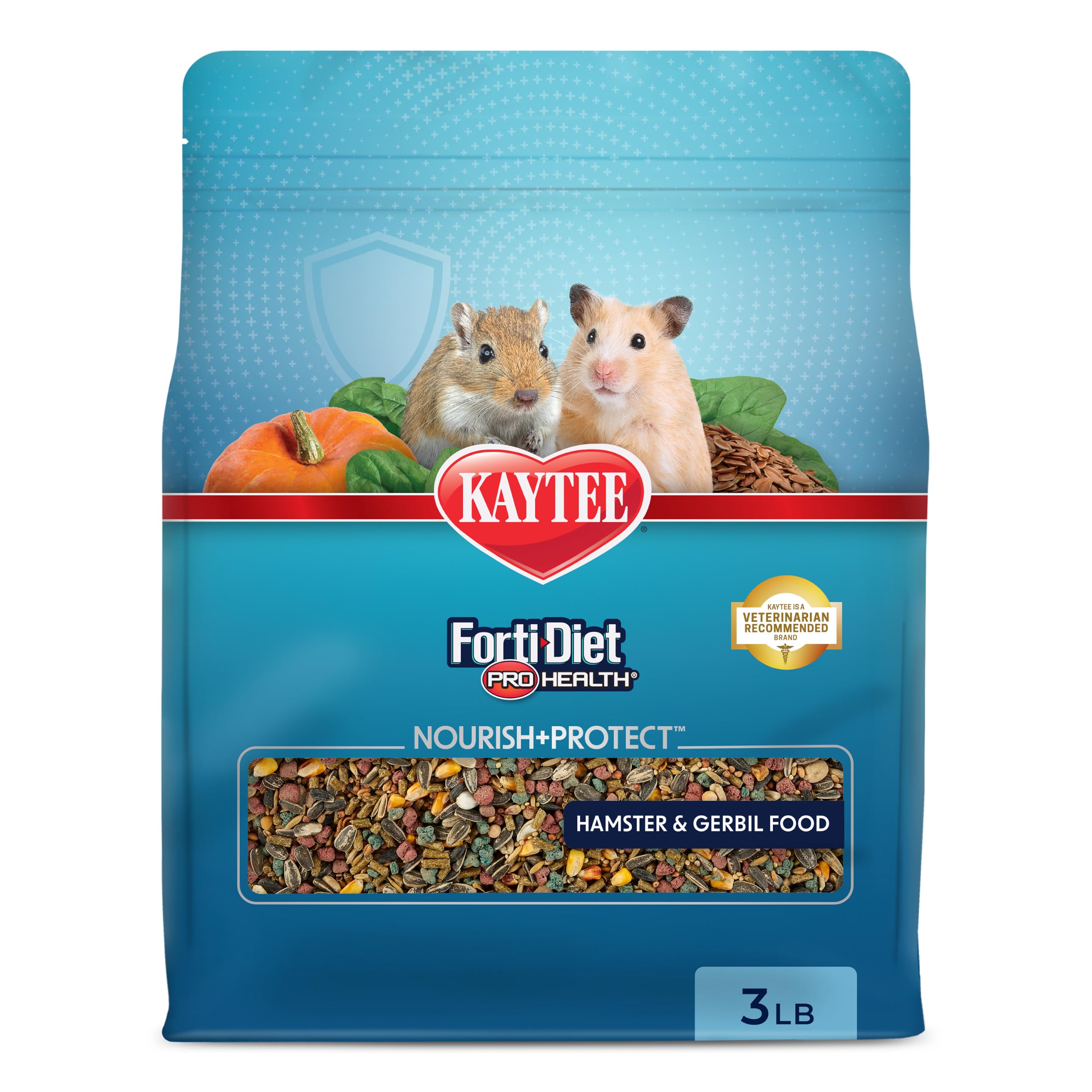 Kaytee Forti Diet Pro Health Hamster Food, 3-Pound