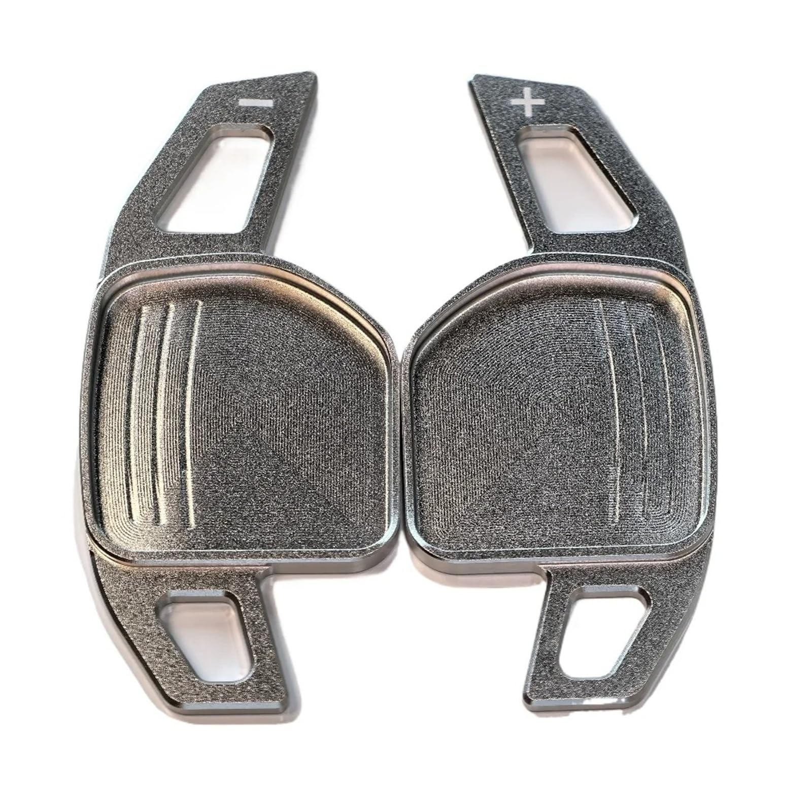 Zhangzhengyao For Type B Silver Car Steering Wheel Shifter Paddle For A3 For S3 For 8V For A4 For S4 For A5 For S5 For B8.5 For A6 For S6 For A7 For S7 For C7 For Q5 For Q7 Steering Wheel Paddle Shifter(For Type B Silver)