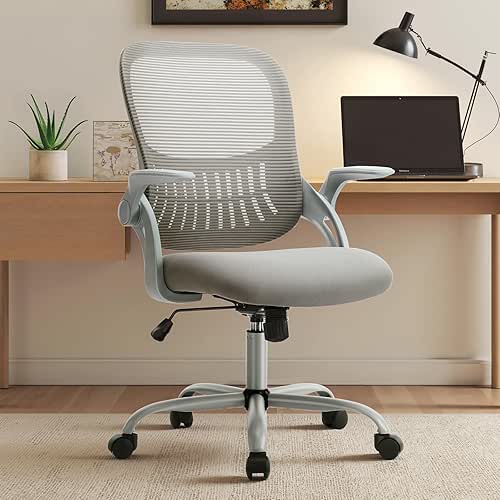 Sweetcrispy Home Office Managerial Executive Chair, Ergonomic Mesh Adjustable Swivel