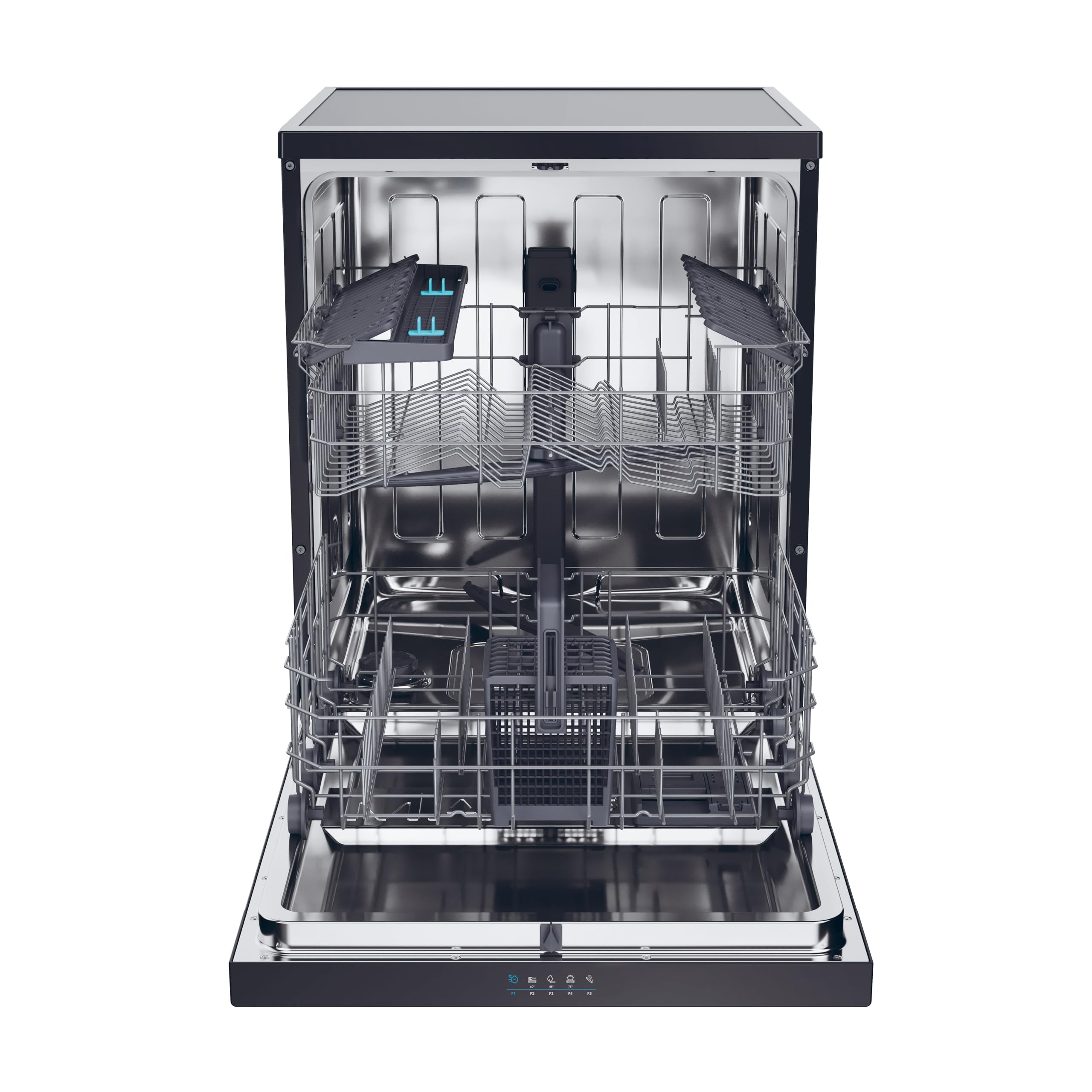 Candy Rapido CF 3E9L0B 13 Place Setting Dishwasher - Black — view 3