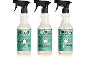 Meyers Clean Day Multi-Surface Spray Cleaner, Basil, 3pk