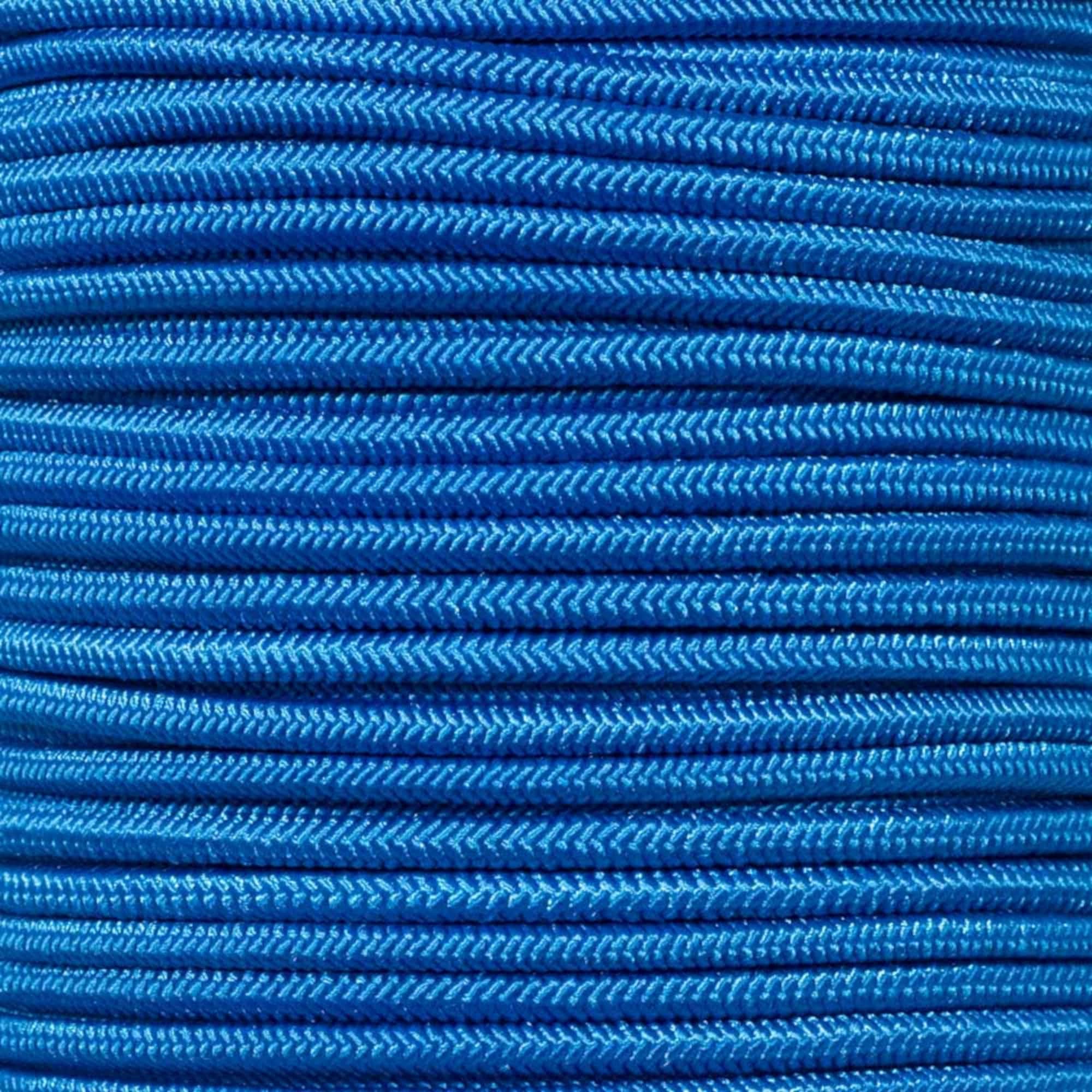 Paracord Planet Bungee Nylon Shock Cord 2.5mm 1/32", 1/16", 3/16", 5/16", 1/8”, 3/8", 5/8", 1/4", 1/2 inch Crafting Stretch String 10 25 50 &amp; 100 Foot Lengths Made in USA