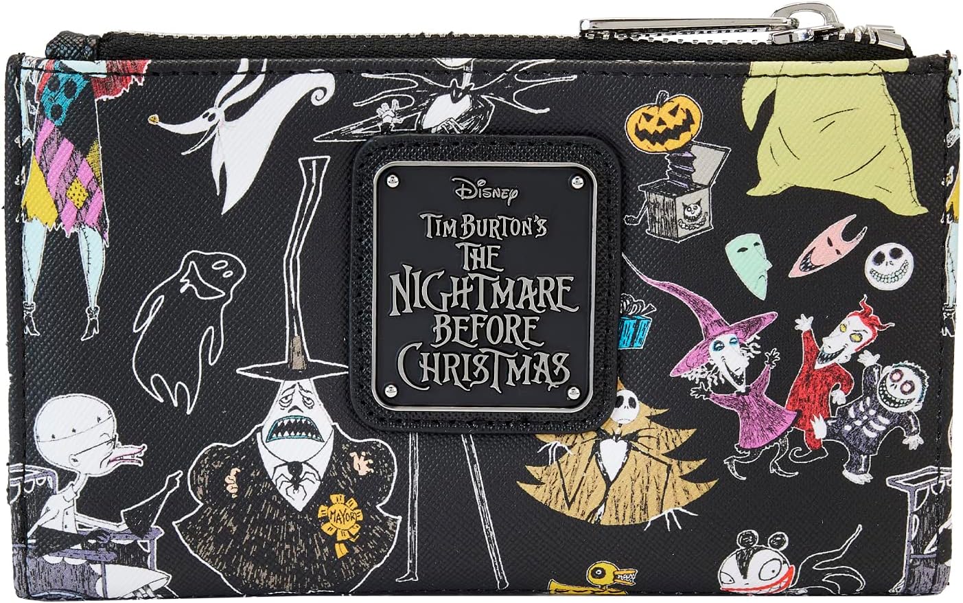 - Disney Nightmare Before Christmas Character Print Bi-Fold Wallet