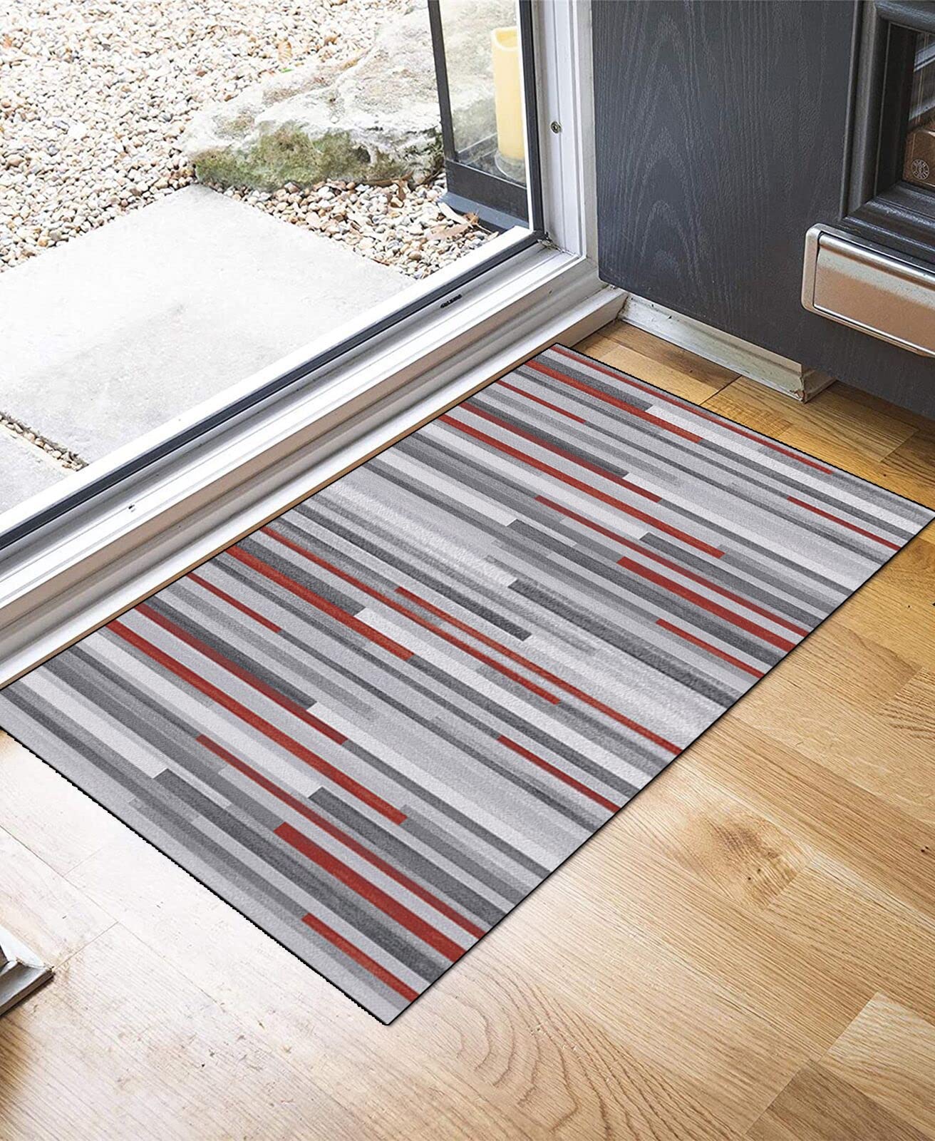 Tappeto Runner 60x240 Rosso – Antiscivolo, Lavabile In Lavatrice, Microfibra Cashmere Per Corridoio E Ingresso