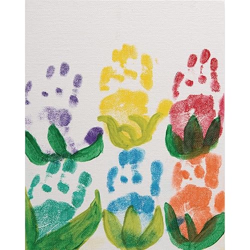 Miniatura 6 de Colorations Classic Primary Colors Jumbo - Paquete de 6 almohadillas lavables para sellos (6 pulgadas de largo x 7 pulgadas de ancho)  Estampado de