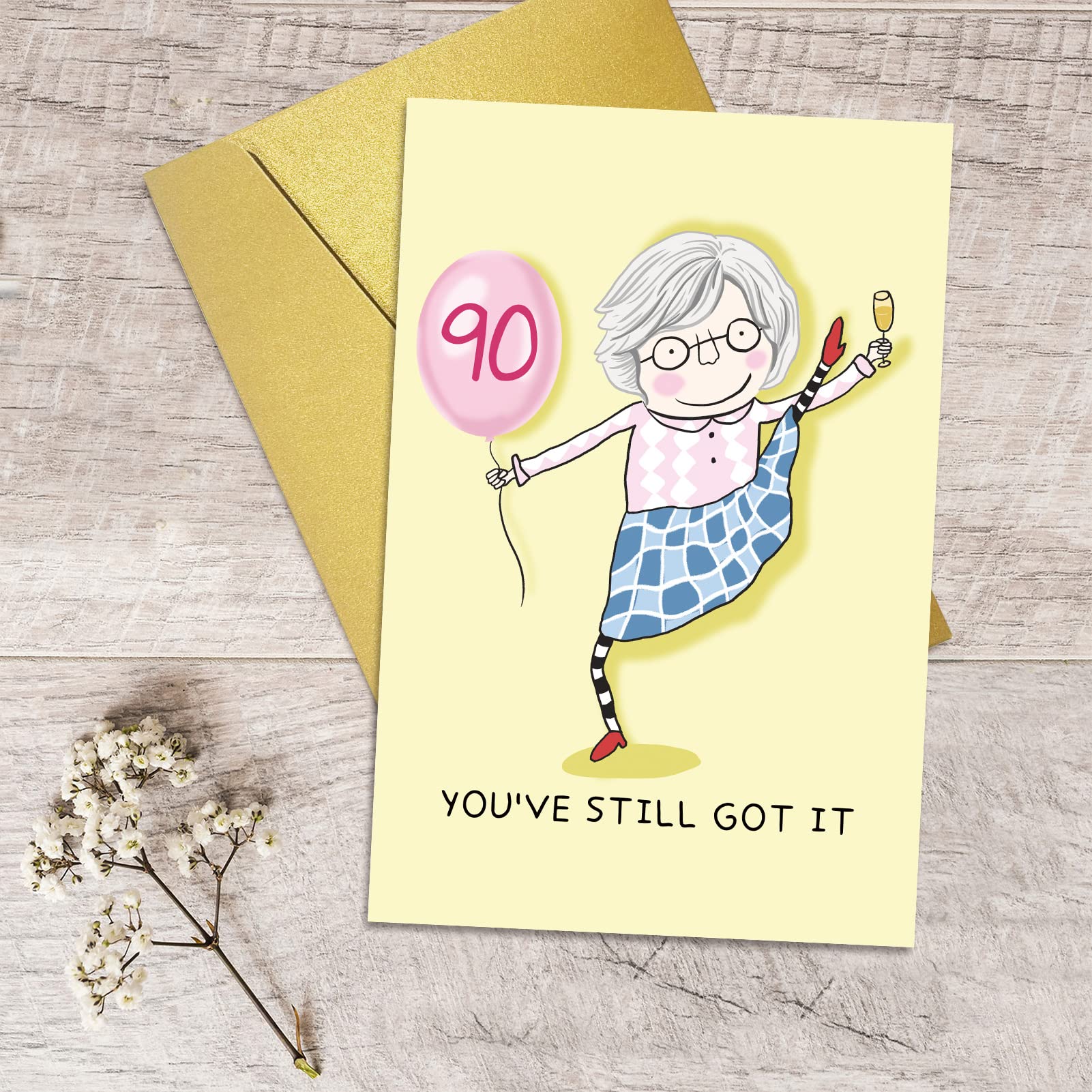 80th Birthday Cards For Men Women - Funky Rainbow Dots - Happy Birthday - View #8