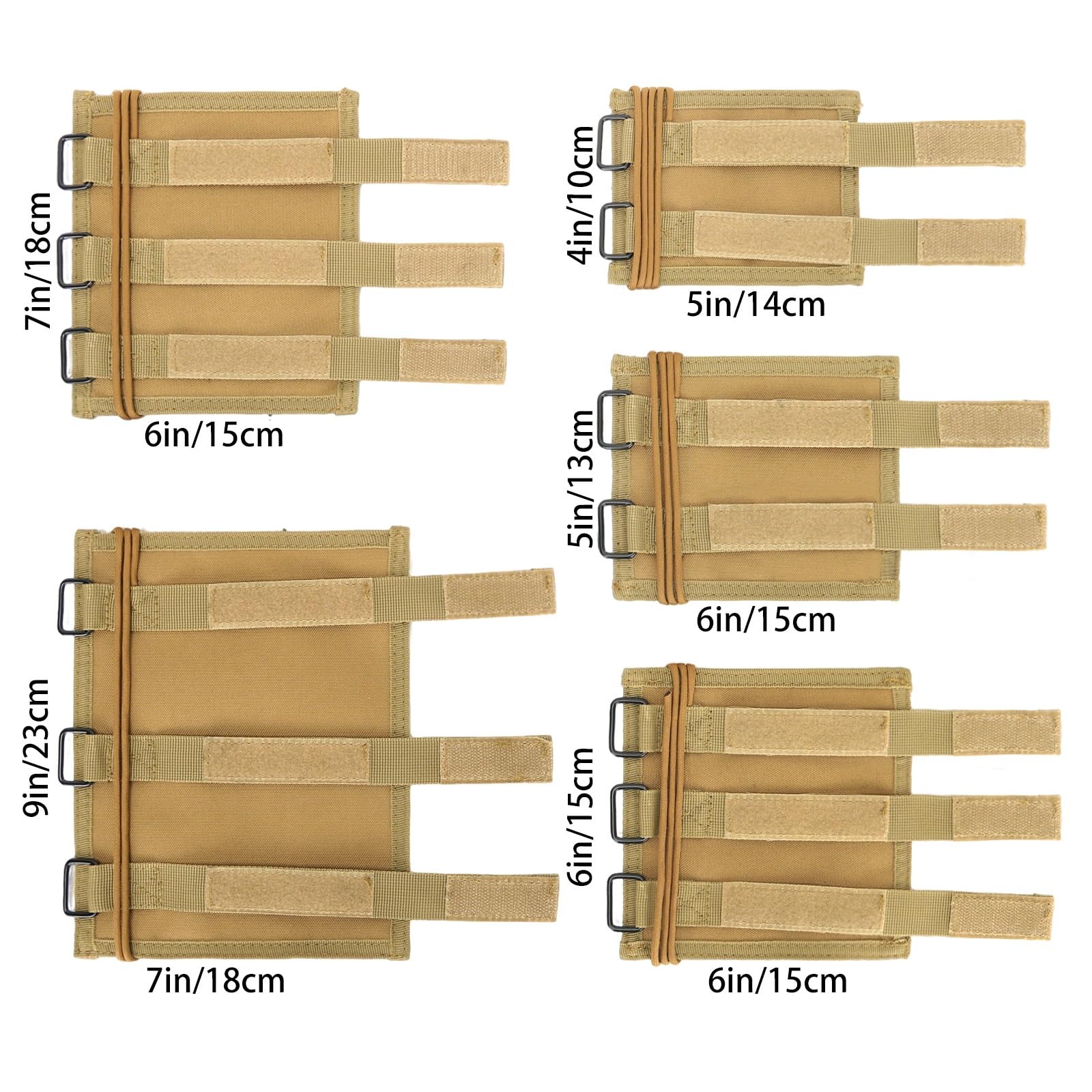 Funda para Supresor Táctico - 4/5/6/7/9 Pulgadas Resistente Al Calor Funda Protectora A Prueba De Quemaduras para CS, Caza, Tiro, Juego De Guerra