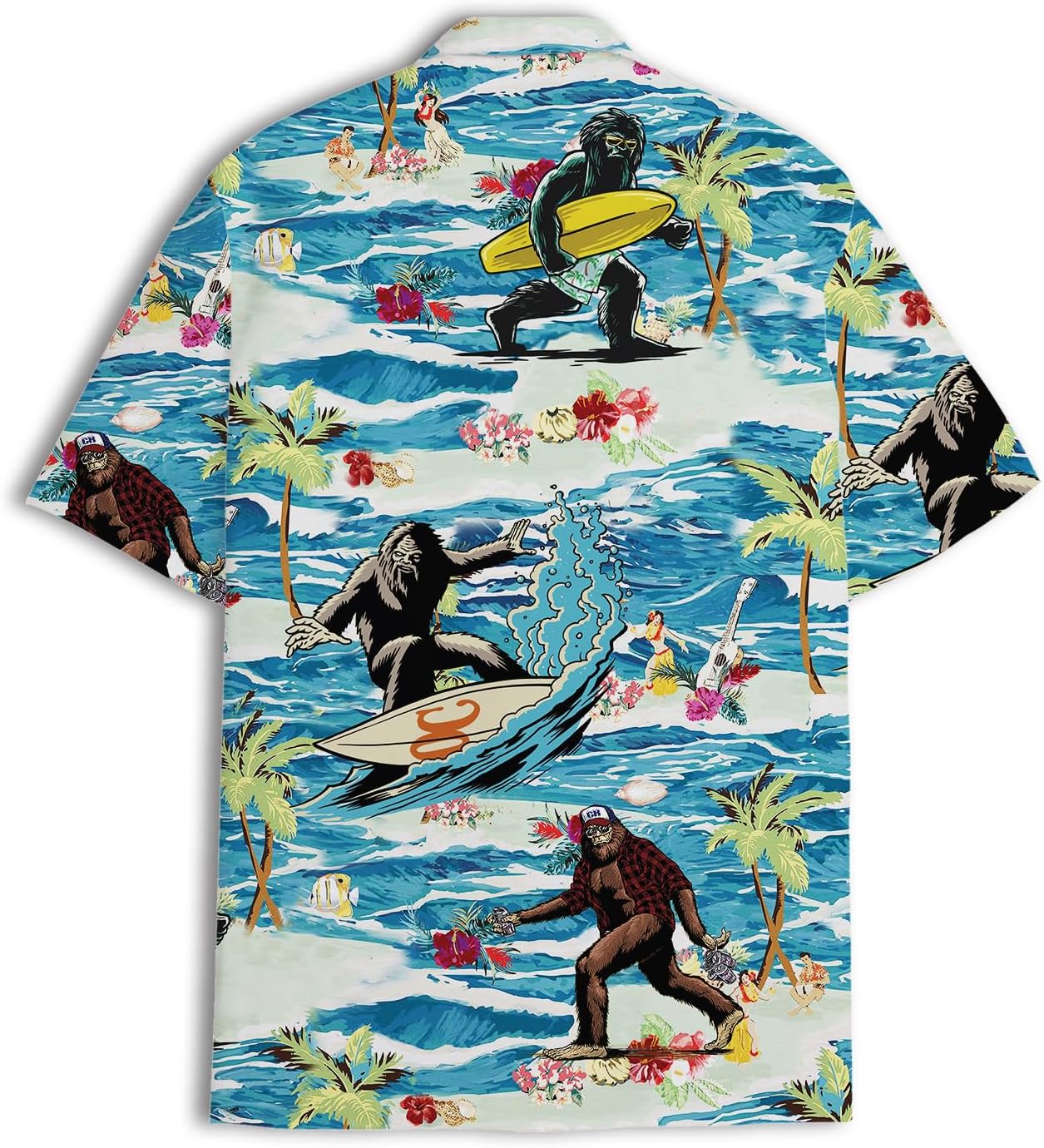 Funny Hawaiian Shirts for Men Palm Beach Shirts Tropical Vacation Shirts H2 - Image 6