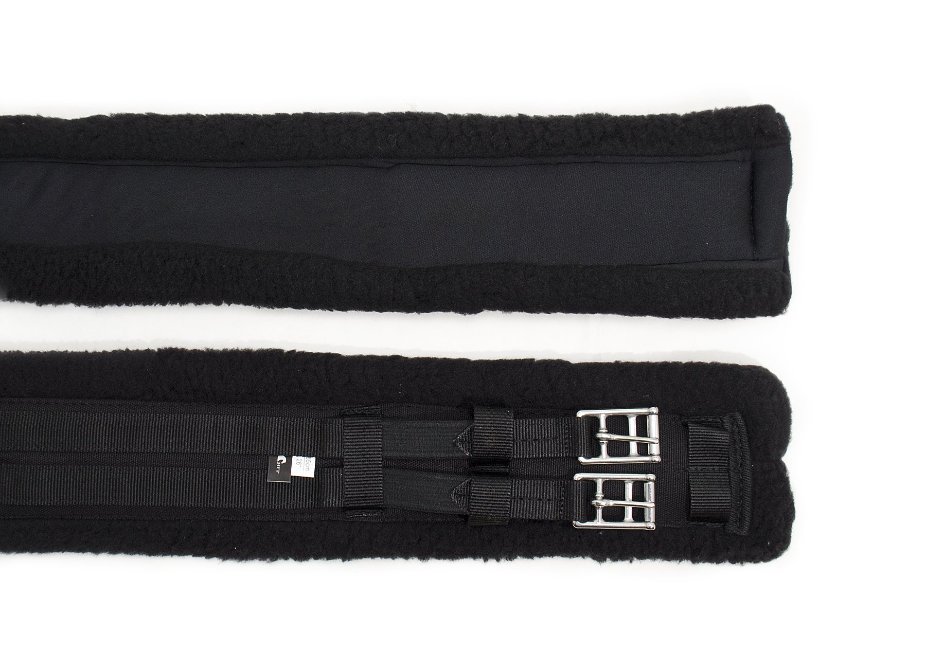 Horse Fare Products Fleece Stay-Dry Dressage Girth with Double Elastic