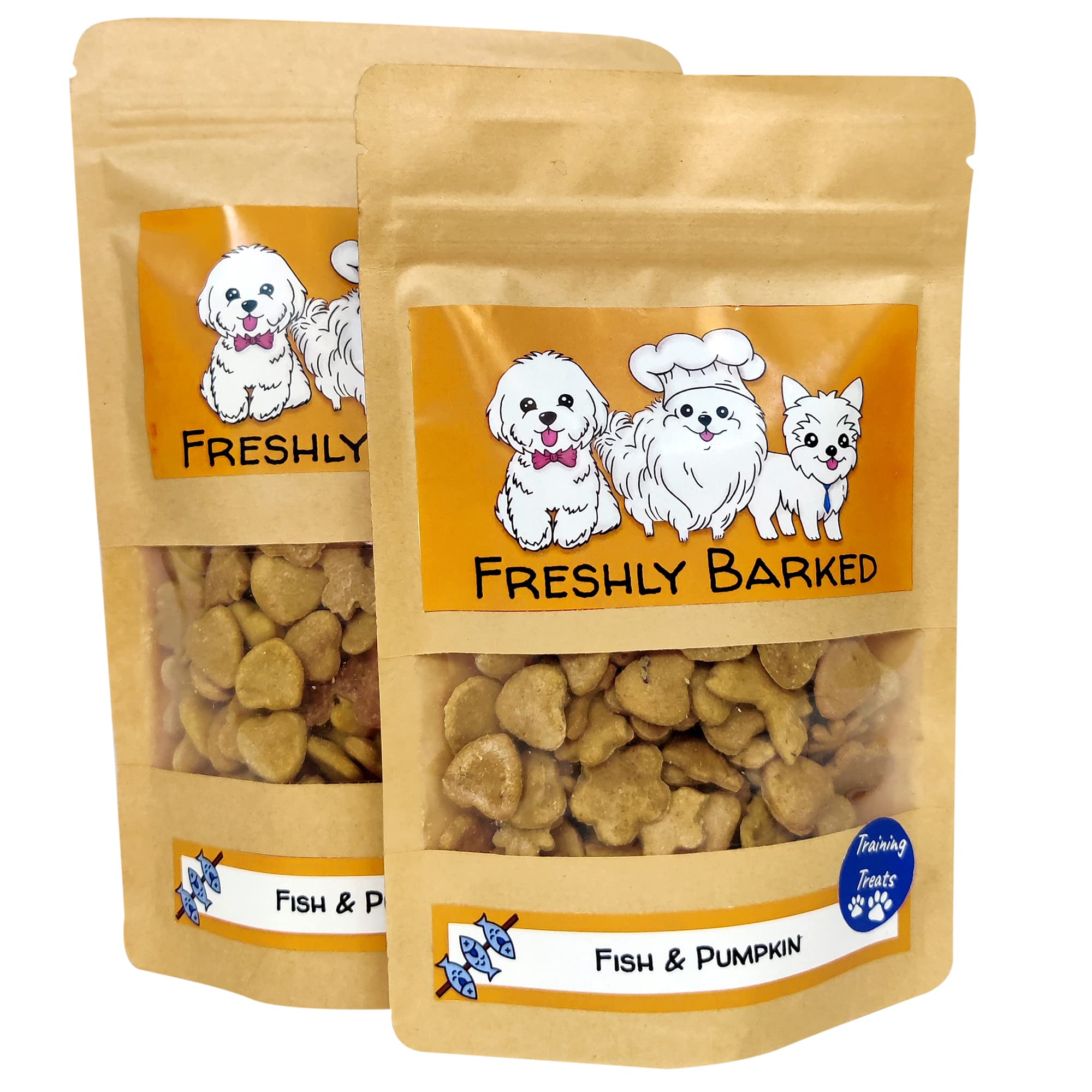 freshly barked Fish & Pumpkin Dog Treats 100gm Combo Pack of 2 (B0BTP89RCS) Amazon Price History, Amazon Price Tracker