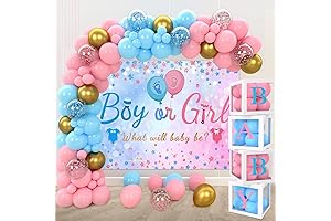 Gender Reveal Party Decorations 141pcs