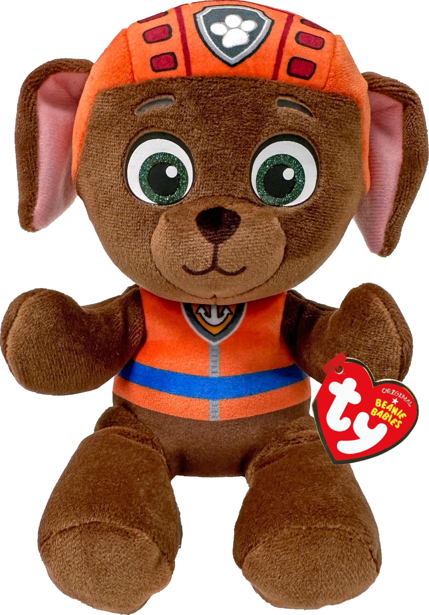 TY - Peluche Pat’ Patrouille - Zuma - 15cm - Peluche à Collectionner, Marron, Orange - 1