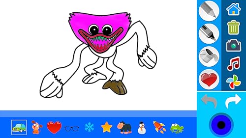 Poppy Huggy Wuggy Playtime Coloring Book