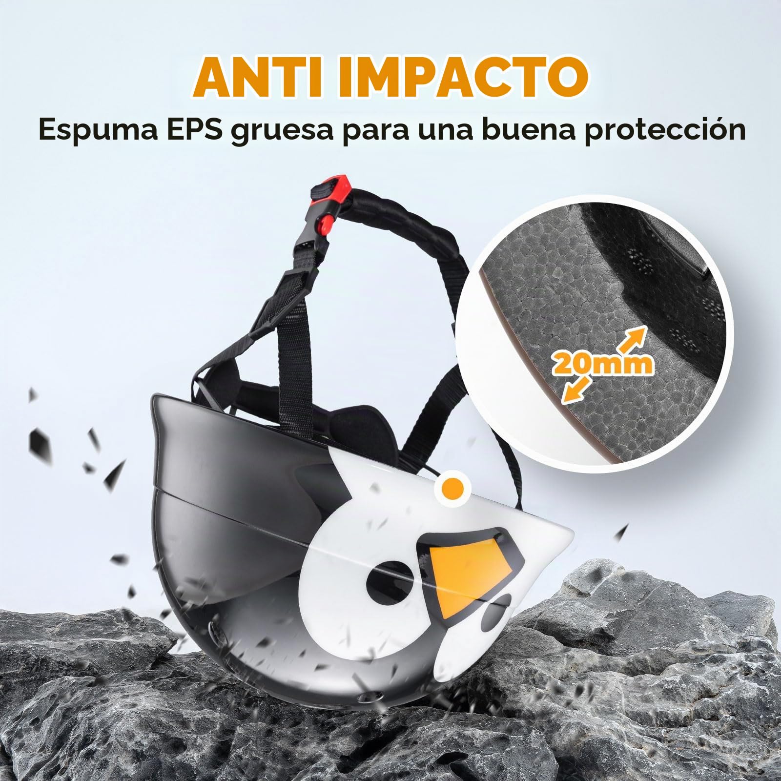 ROCKBROS Casco Bicicleta Niño Casco Infantil de 2-5 Años Protección de Cabeza Casco Bici Niña Ajustable de Seguridad para Patinete Ciclismo Scooter