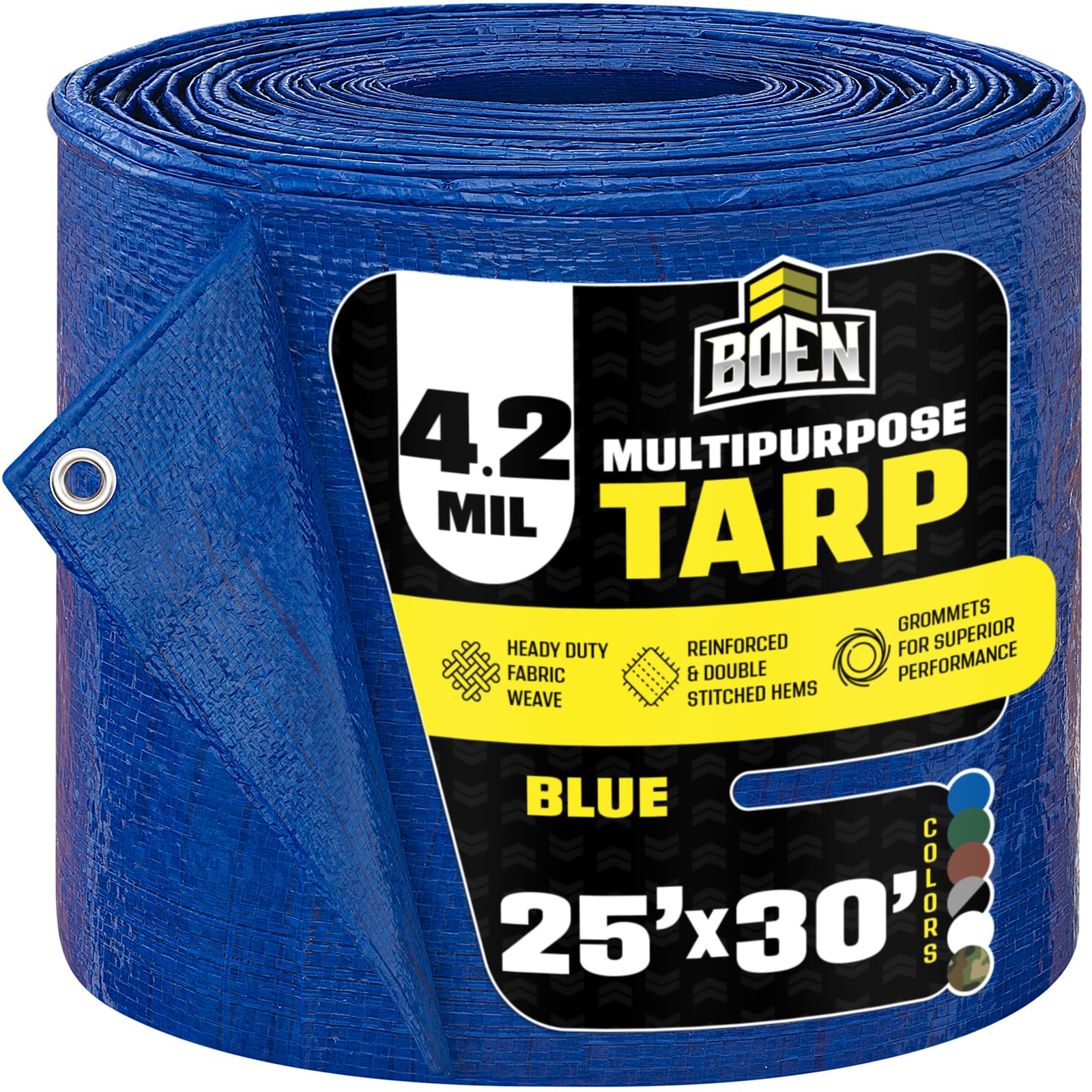 Amazon.com: Multi-Purpose Large Tarp Waterproof Cover | Blue, 25