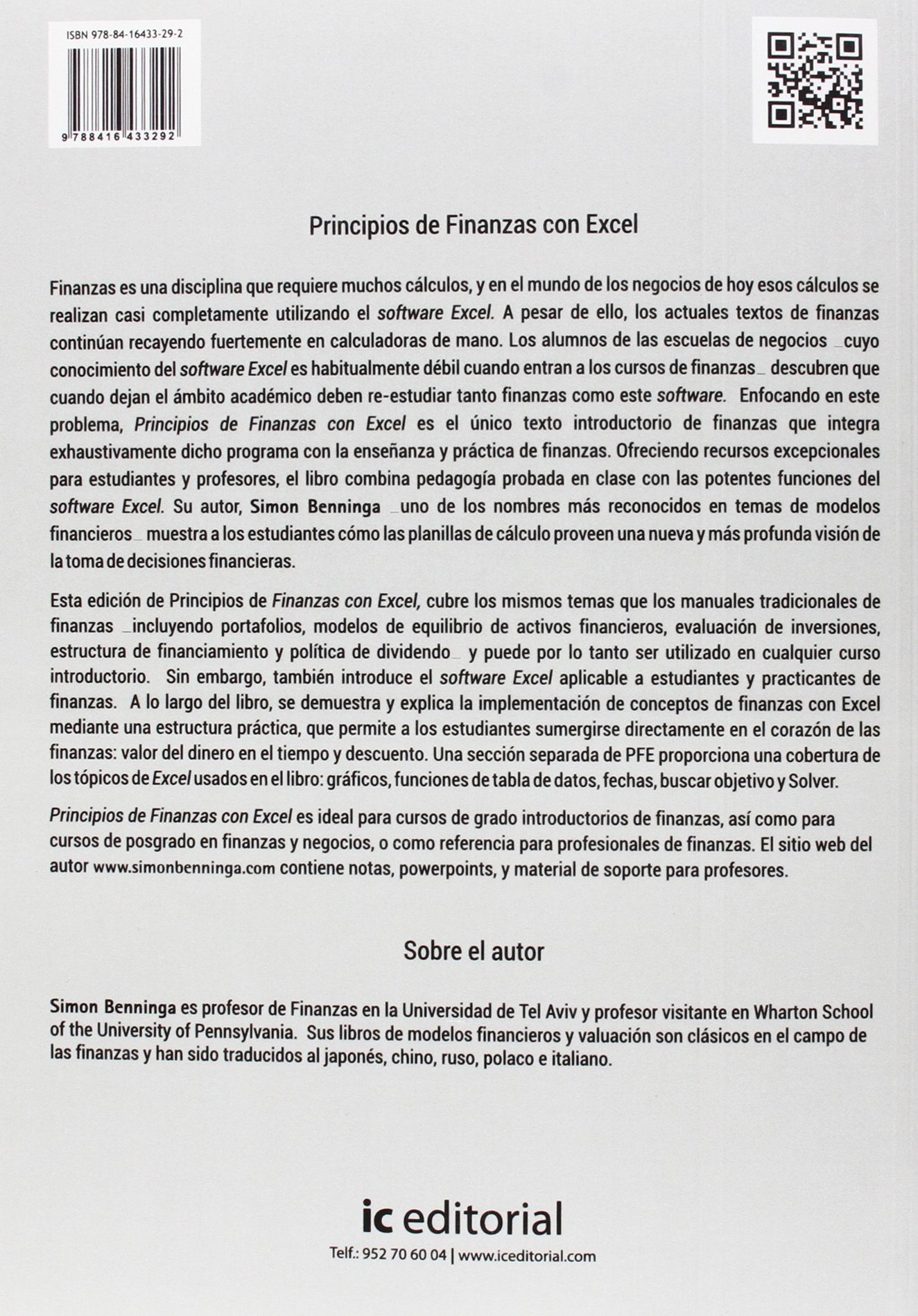 Principios de finanzas con excel (SIN COLECCION)