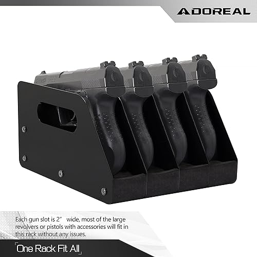 Miniatura 5 de Estante para pistola para pistola, estante para pistola, almacenamiento de gabinete de armas, accesorios organizadores de pistolas, soportes para