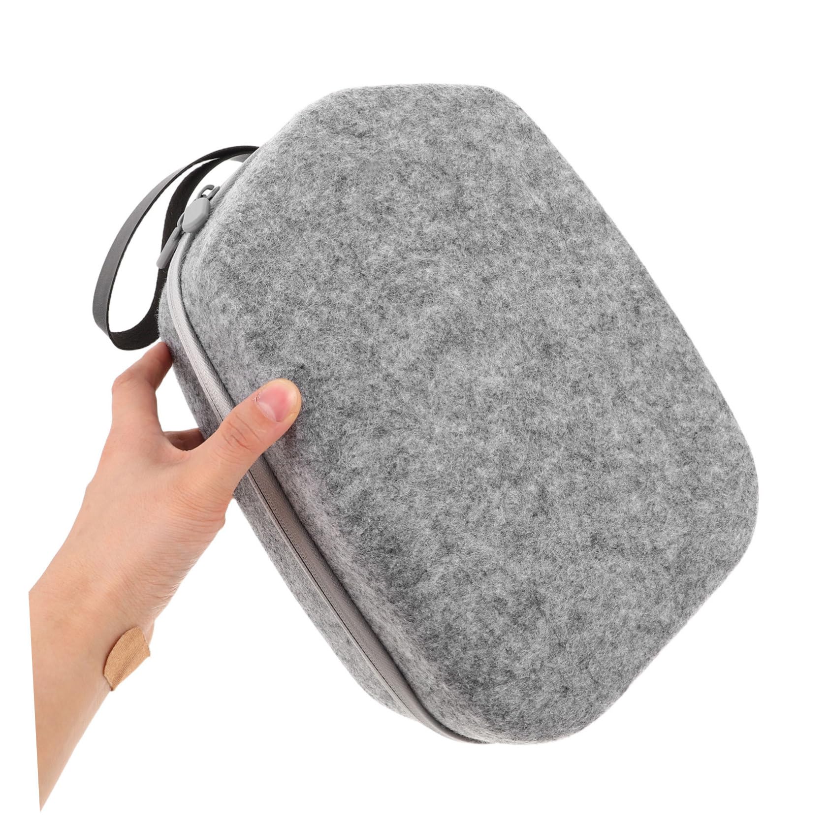 Uonlytech Custodia in Feltro Protettiva per Occhiali Vr con Manico Design Spazioso per Occhiali Vr e Accessori per Trasporto e Conservazione