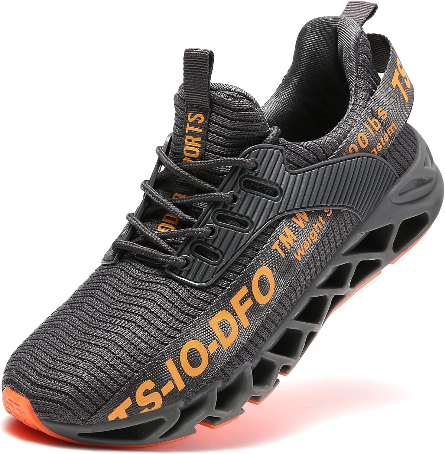 Ezkrwxn Sneakers for Men Running Shoes Athletic Tennis Walking Shoes Fashion Sneaker mesh Breathable Dark Grey Size 6.5