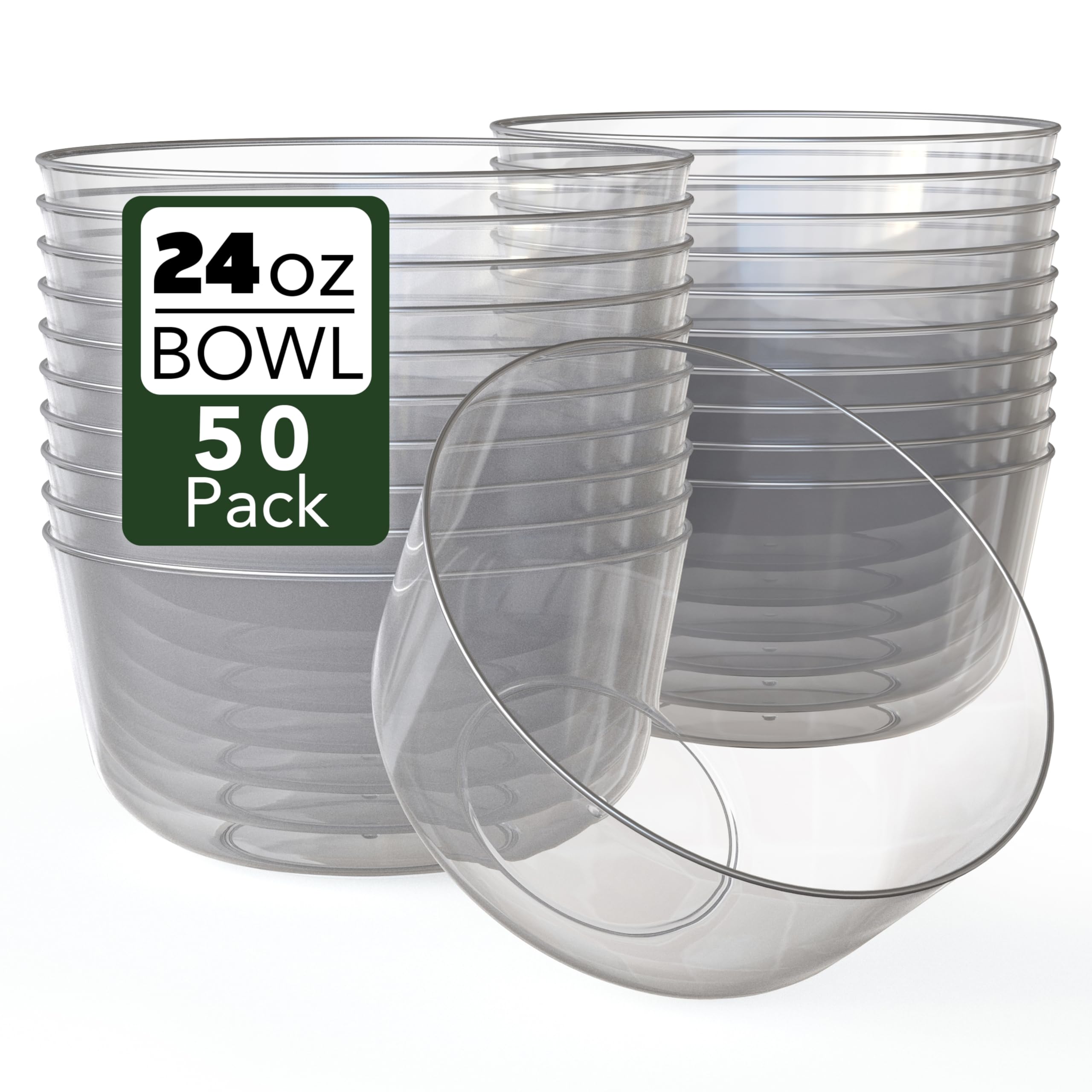 Trendables 24oz Disposable Bowls - Elegant Serving -15