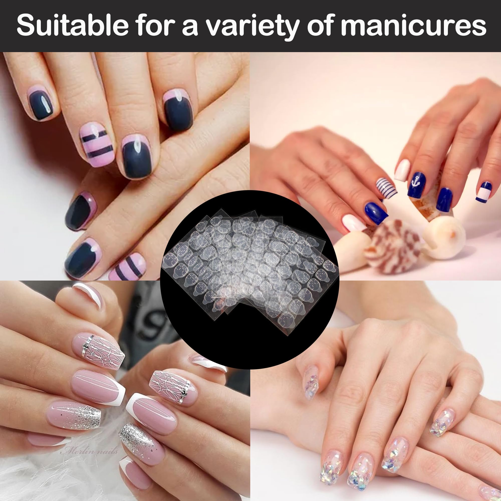 1440 Nagelkleber Pads, 60 Blatt Nail Glue Jelly Gel, Nagelkleber Aufkleber,  Press On Nails Klebepads, Doppelseitiges Gelee Nagel Klebepads, Fr  Nagelstudio, Nail Art: Amazon.de: Kosmetik