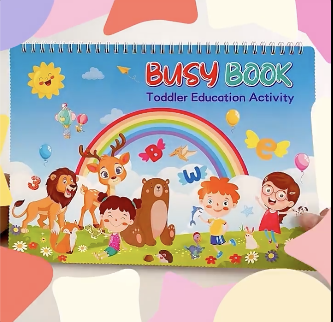 Libro Sensorial Montessori 20 En 1 En Español – 18 Cartas Educativas, Granja, Texturas Y Sonidos Para Bebés De 1 A 3 Años