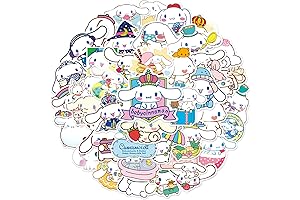 50PCS Cinnamoroll Stickers for Kids, Laptops, Water Bottles, and More