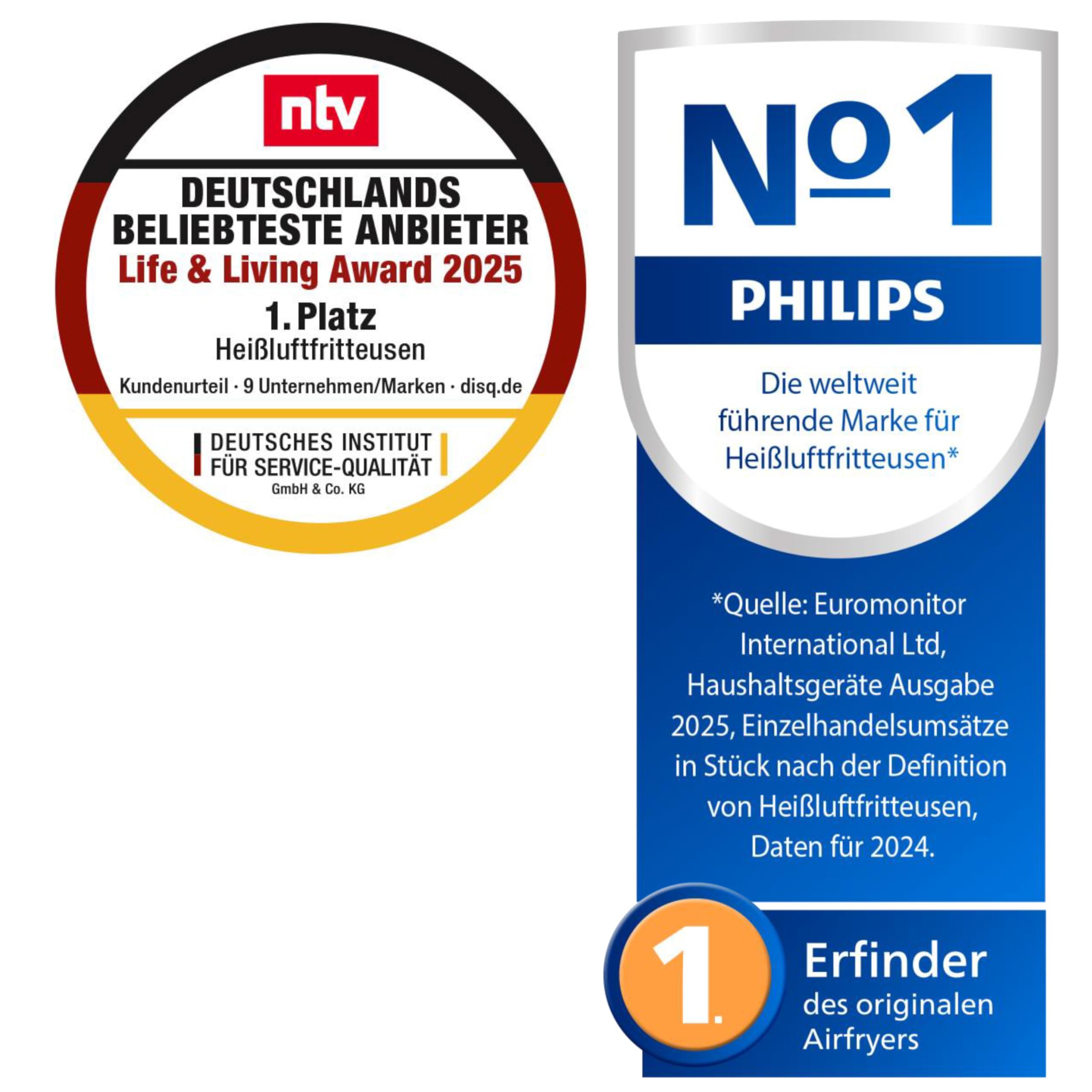 Philips Airfryer 2000 Series Heißluftfritteuse 4,2L Digitaler Touchscreen 13 Garoptionen 1500W Schwarz