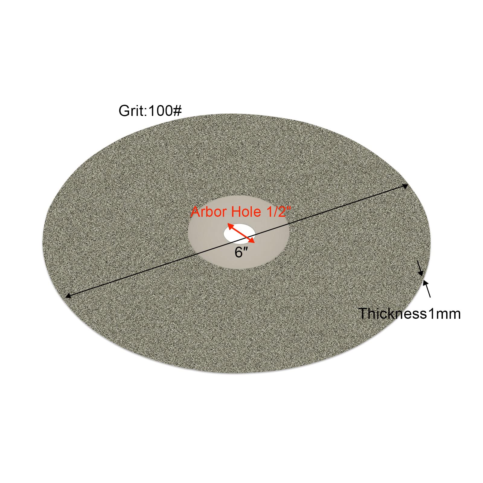 Diamond Grinding Discs - 6 Inch Grit Set -7