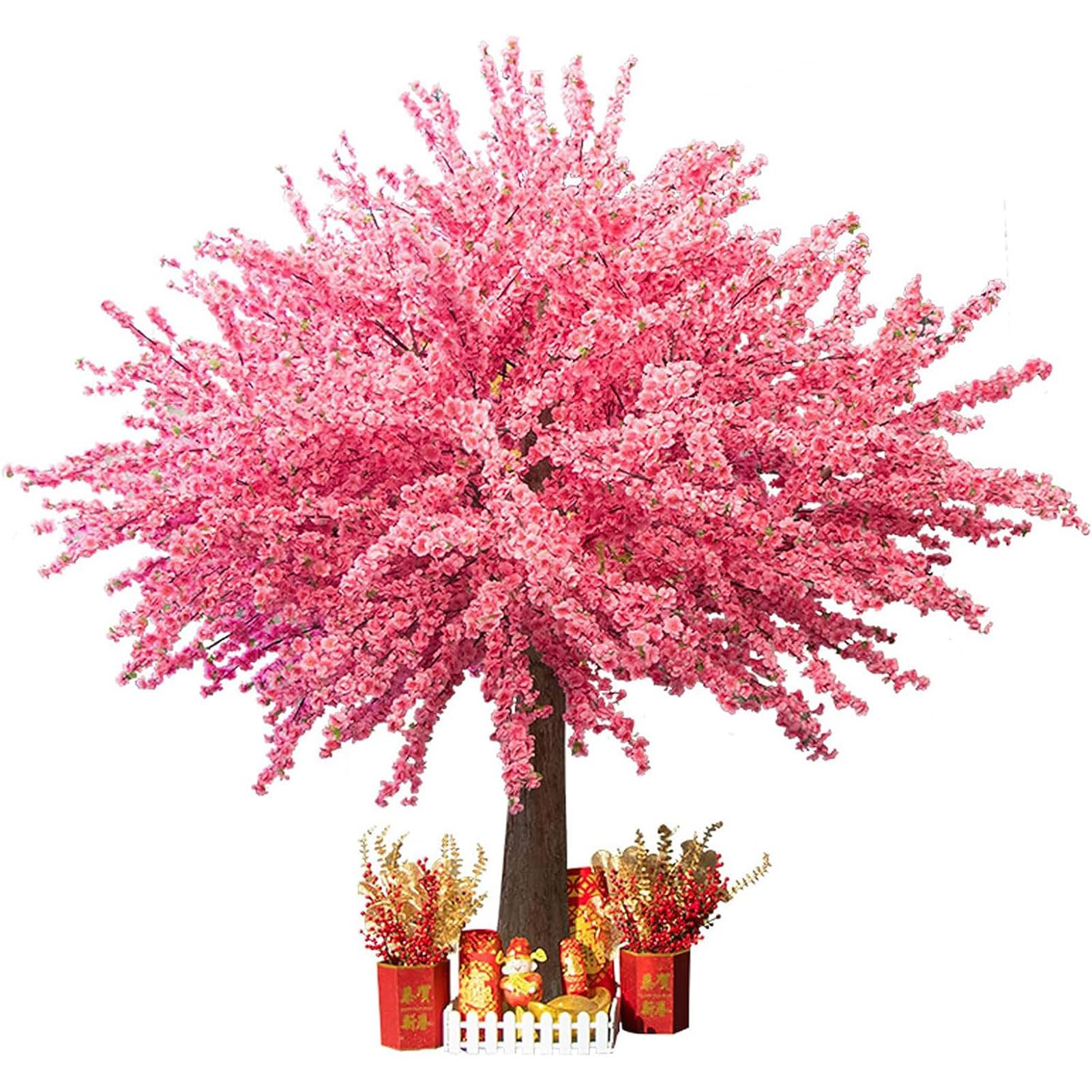 Faux cerisier fleur artificielle 1.8m : arbre artificiel interieur exterieur