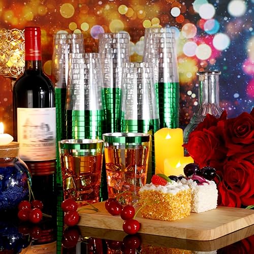 Miniatura 5 de Norme 50 vasos de plástico desechables de 12 onzas, vasos de plástico transparente de 12 onzas, vasos de plástico transparente con borde para