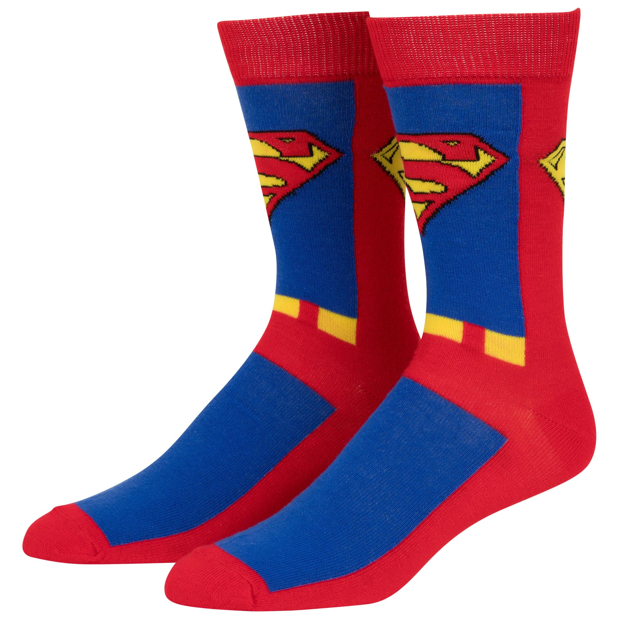Hypnotic Hats Superman Character Armor Crew Socks