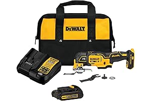 DEWALT 20V MAX XR Cordless Oscillating Tool Kit, Variable Speed (DCS356C1)