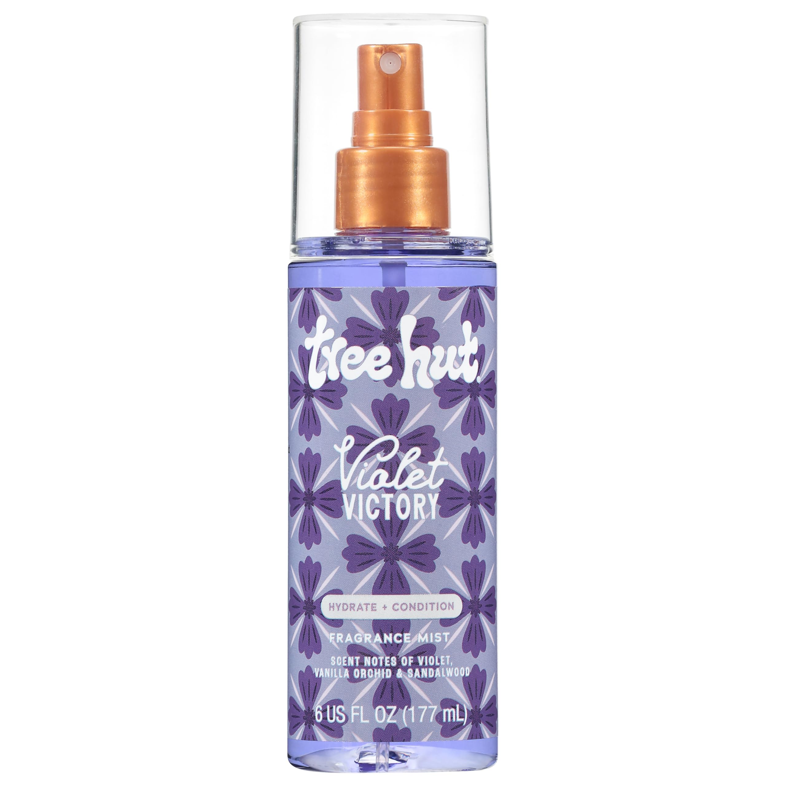 Amazon.com : Tree Hut Violet Victory Hair & Body Mist, Hydrating &  Alcohol-Free Body Spray, Lavender & Vanilla Orchid Scent, Perfume Mist for  Hair & Body, Everyday Fragrance Spray for Women, 6