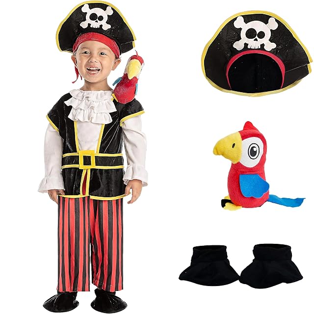 Spooktacular Creations Disfraz pirata para bebés para trucos o tratamientos para bebés Halloween