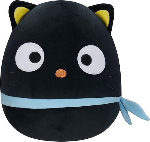 Squishmallows Peluche original de Sanrio Chococat de 14 pulgadas, peluche oficial de Jazwares grande y ultrasuave
