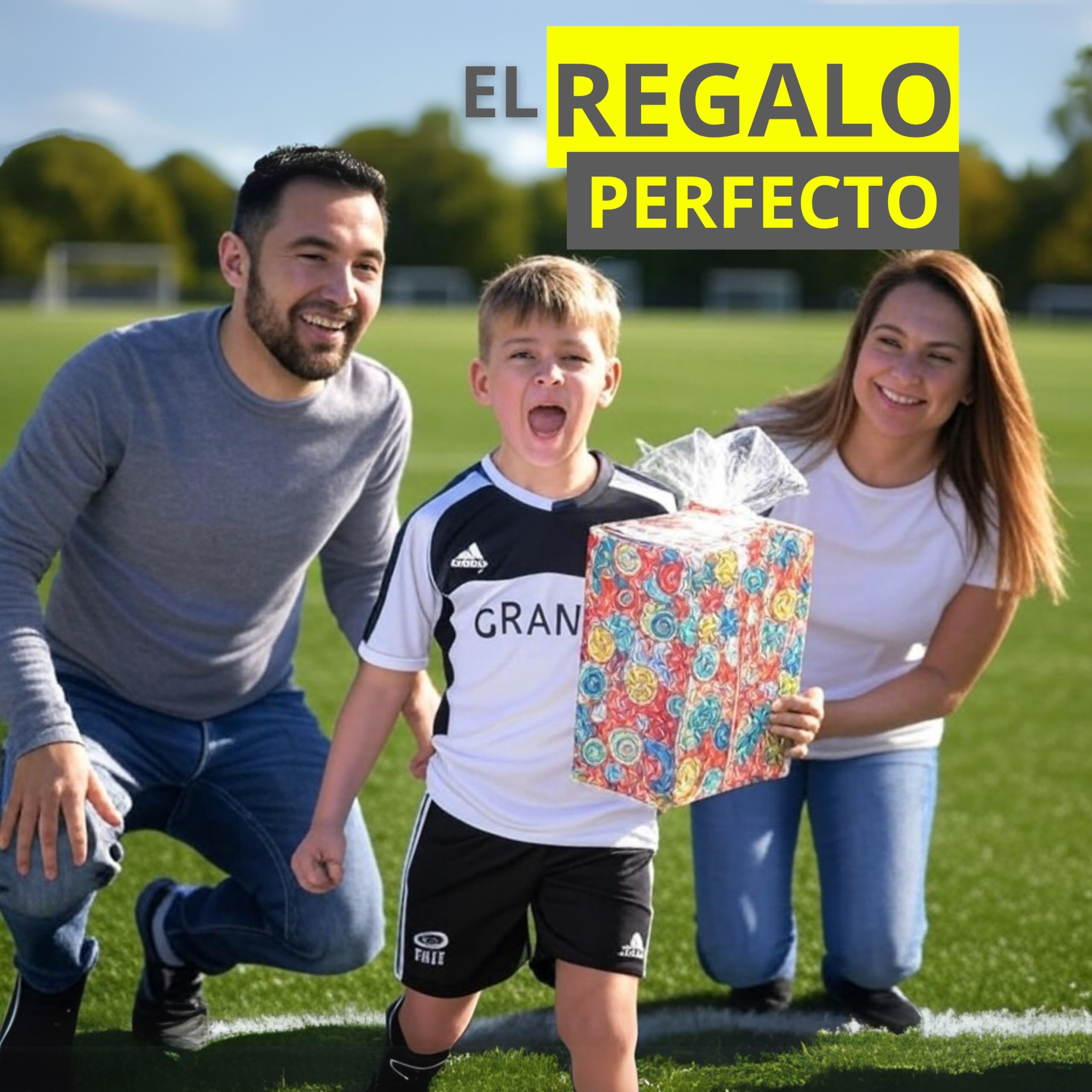 GRANTY Tappeto allenamento calcio con app - Include kick throw + calze + borsa + app di allenamento con video interattivi - tappeto calcio allenamento