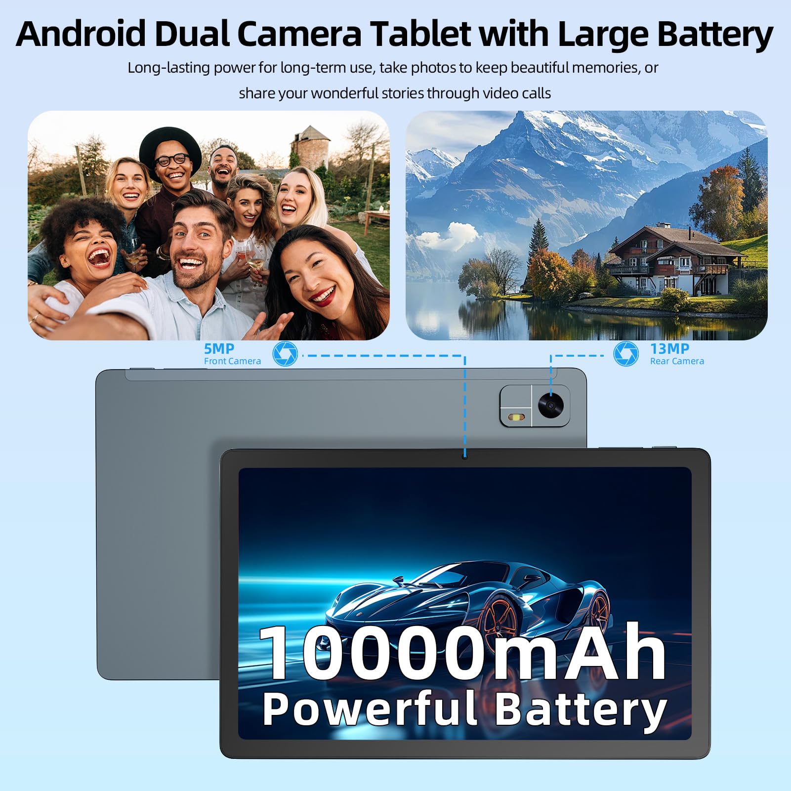 Androidタブレット 16GB RAM 128GBストレージ Amazon.co.jp: Android タブレット10.4インチ、8コアCPU 2.0Ghz